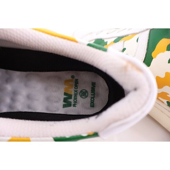 G/Fore Waste Management Golf Shoes Sneakers White Green Leather Size 11 main image 6